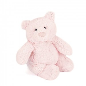Medium Jellycat Squidgy Bear Pink 27 CM | 31405FDEQ