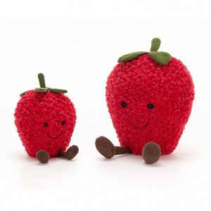 Small Jellycat Amuseable Strawberry 20 CM X 11 CM | 85394UYAM