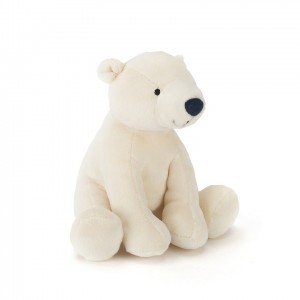 Small Jellycat Arctic Polar Bear Rattle 14 CM | 15362KFBJ