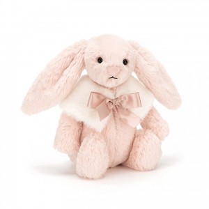 Small Jellycat Bashful Blush Snow Bunny 18 CM X 8 CM | 92153OXSK