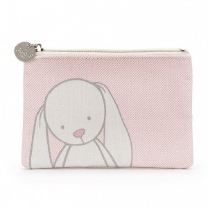 Small Jellycat Bashful Bunny Flat Bag 11 CM X 1 CM | 39862FWMU