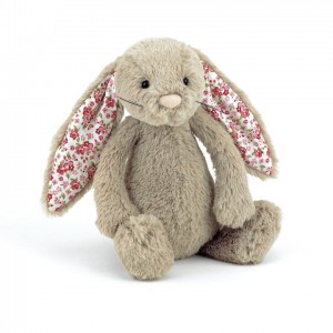 Small Jellycat Blossom Bashful Beige Bunny 18 CM | 34098DXWT