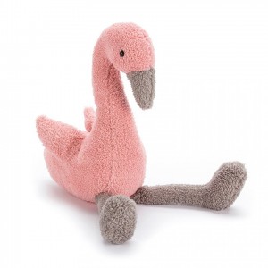 Small Jellycat Slackajack Flamingo 33 CM X 9 CM | 17958GXCA