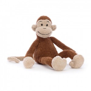 Small Jellycat Slackajack Monkey 33 CM X 10 CM | 74820VHEA