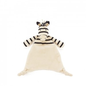 Small Jellycat Zoot Zebra Soother 23 CM | 65430QOEB