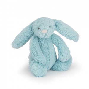 Tiny Jellycat Bashful Aqua Bunny 13 CM X 6 CM | 51928NXMV