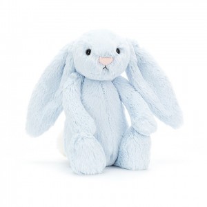 Tiny Jellycat Bashful Blue Bunny 13 CM X 6 CM | 06483RBPQ