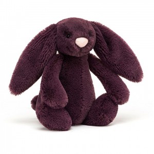 Tiny Jellycat Bashful Plum Bunny 13 CM X 6 CM | 41056RPKU