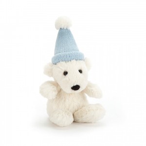 Tiny Jellycat Poppet Polar Bear 10 CM X 6 CM | 78321YFGA