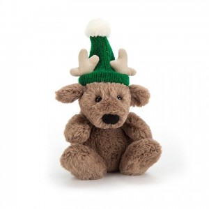 Tiny Jellycat Poppet Reindeer 10 CM X 6 CM | 43097RHUM